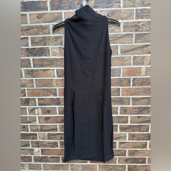 Sarah Pacino‎ Elegant Black Cowl Neck Sleeveless Balloon Dress Small 6/8 - Picture 3 of 5